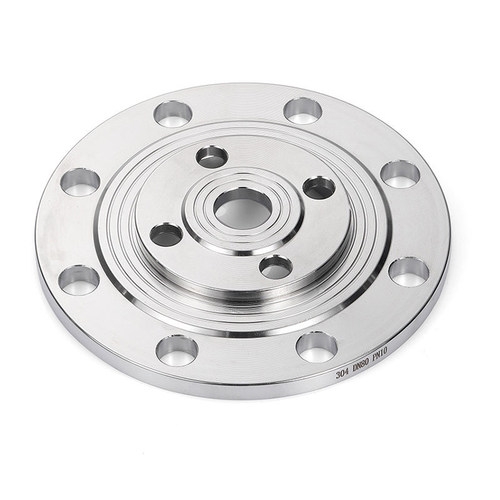 304不锈钢法兰片PN10 PN16平焊锻打法兰盘焊接316L法兰 DN50 DN80