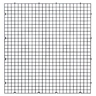 鱼缸盖板防跳网透明白色网格加密隔离板底滤板水族箱底板乌龟晒台