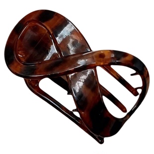 复古8字形扁平抓夹女高级感后脑勺盘发夹大号发夹鸭嘴夹四季头饰