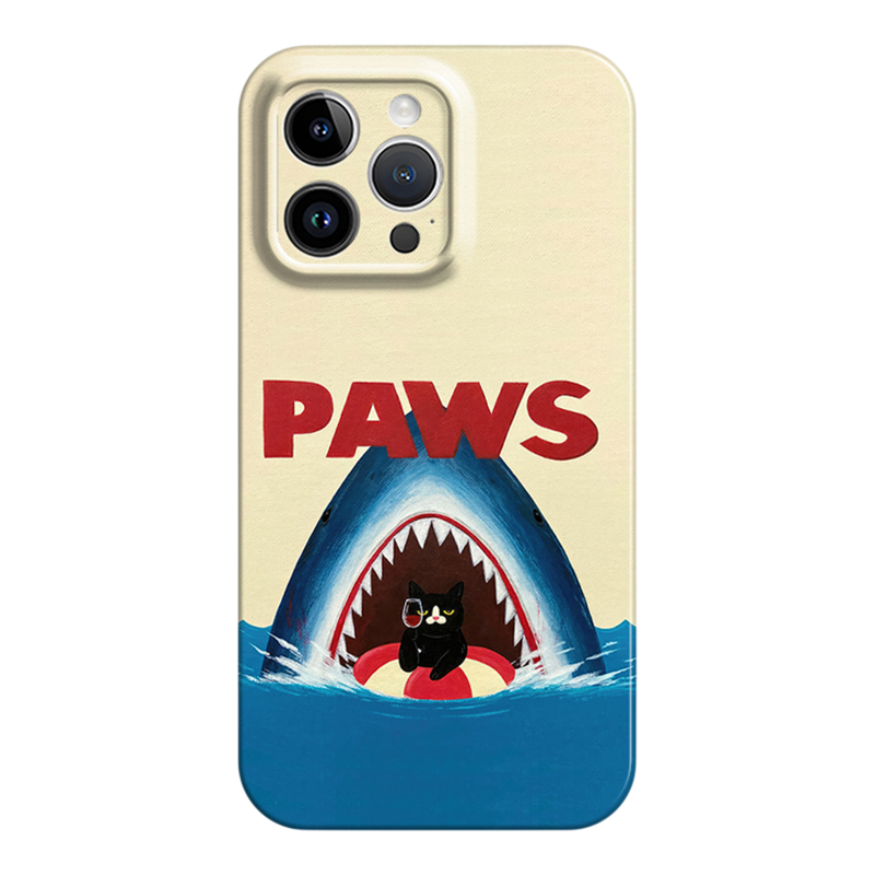 酒蒙子鲨鱼口黑猫适用iphone16promax菲林手机壳15苹果17华为p70荣耀400vivos18iqoo12软红米note14小米civi4