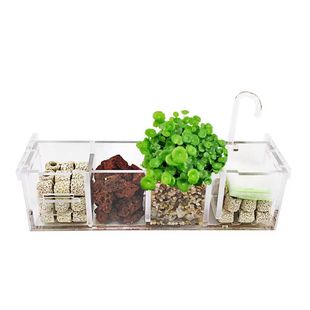 鱼缸过滤器小型循环净水器三合一滴流盒内置上置亚克力壁挂过滤盒