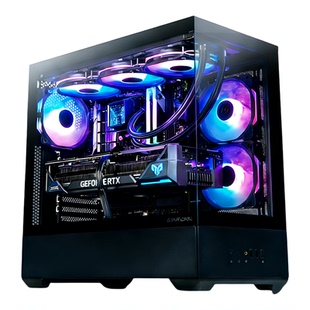 【游戏推荐】英特尔Ultar5 230F 5060显卡彗星黑色海景房DIY主机三角洲行动FPS台式组装游戏电脑整机射击类