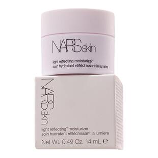 Nars娜斯流光美肌柔润保湿面霜14ml无油大白霜中小样妆前隔离修护