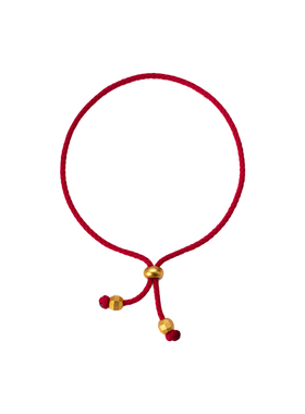 极细红绳手链可以搭配醒狮貔貅