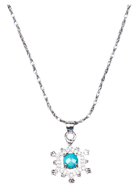 绿松石雪花项链|小众高级