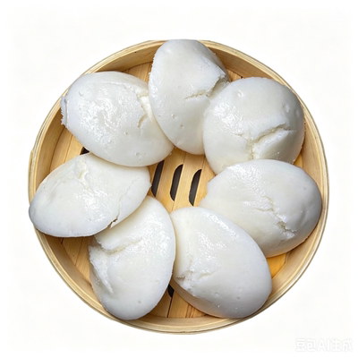 纯大米无麦麸传统自然发酵米发糕