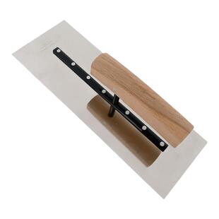 弯把抹子不锈钢推刀抹泥刀刮腻子批灰刀泥瓦工抹灰收光刀保温抹子