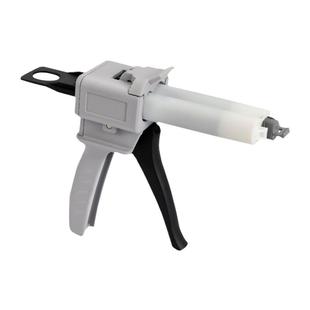 ab胶枪金属扣50ml手动推进式AB胶水1:1：2双组分混合管打胶10：1岩板胶结构胶塑料硅胶牙膏管状胶5910胶枪