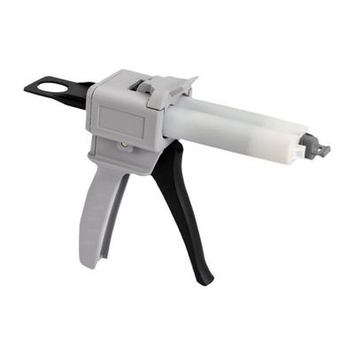 ab胶枪金属扣50ml手动推进式AB胶水1:1：2双组分混合管打胶10：1岩板胶结构胶塑料硅胶牙膏管状胶5910胶枪