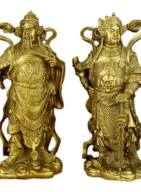 纯铜佛像韦陀菩萨关公佛像武财神