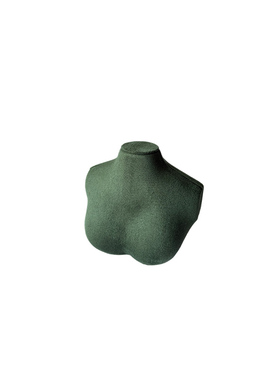 绿色绒布首饰展示架戒指托盘