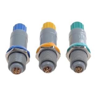 【顺丰包邮】快速拔插推拉自锁连接器塑料航空头PAG 1P螺帽型插头