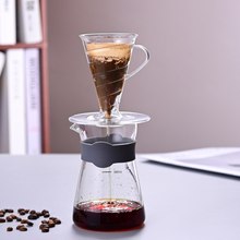 大号V形滤杯滤纸锥形过滤器过滤套装虑杯手咖啡冲V30杯咖啡粉滤纸