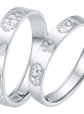 六桂福珠宝银925恋爱日记戒指