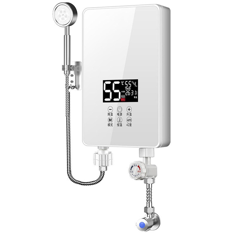 实纽铸铝即热式电热水器家用速热免储水恒温洗澡器淋浴壁挂小厨宝