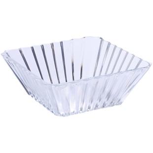 亚克力材质小食叠甜品冰粥水果干盘欧式瓜子盘坚糖果家用零食分格