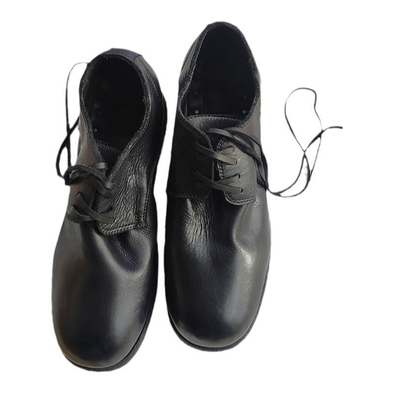 鬼帝guidi792V固特异手工鞋男女马皮ccp暗黑做旧992圆头德比绑带