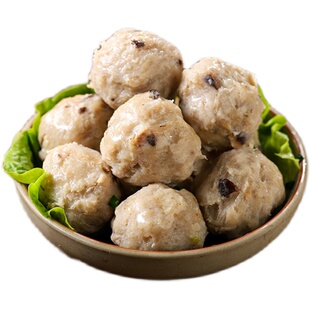 信华食品香菇贡丸320g/包关东煮火锅丸子麻辣烫食材纯猪肉丸