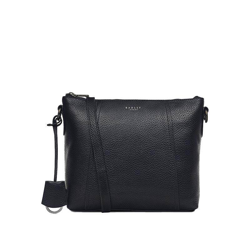 Radley牛皮中号水桶包斜挎包