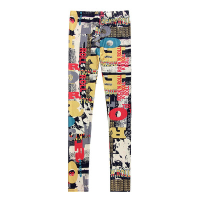 打底裤洋气花色时尚紧身弹力