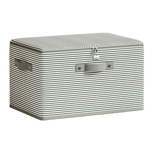 带锁收纳箱家用衣柜装衣服被子玩具整理箱盒可折叠密码储物箱神器