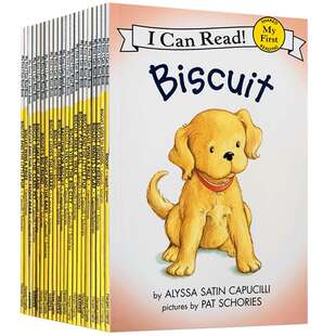 饼干狗英语绘本 I Can Read Biscuit小饼干狗系列 第1阶段My First英文原版绘本 汪培珽书单推荐 3-8岁英语零基础启蒙 进口英语书