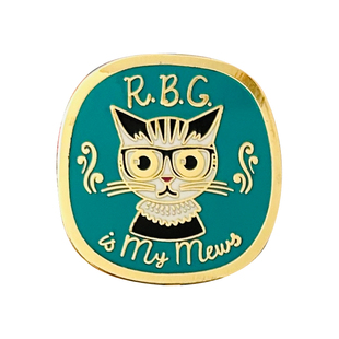 RBG徽章金斯伯格大法官金属胸针英语名言句子女孩正能量励志礼物