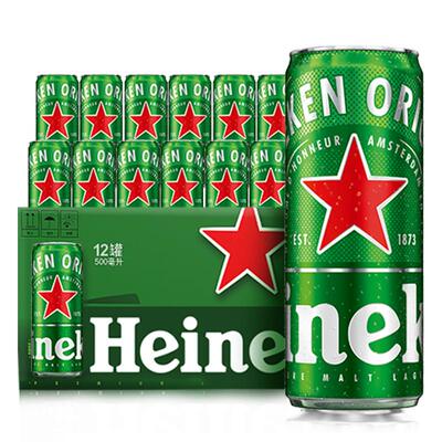 Heineken喜力啤酒500ml*12罐