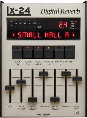 Arturia Rev LX-24模拟莱思康Lexicon224硬件数字混响插件Win/Mac