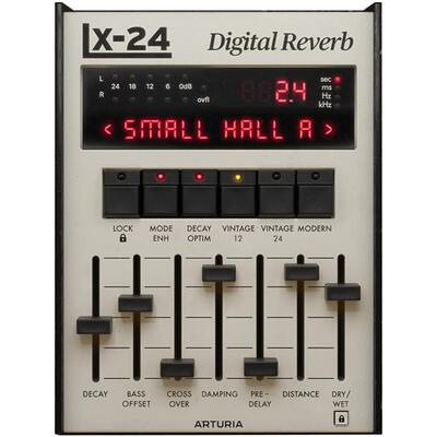 Arturia Rev LX-24模拟莱思康Lexicon224硬件数字混响插件Win/Mac
