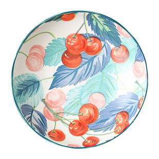 2025新款陶瓷盘子菜盘家用网红餐盘千顺陶瓷餐具高级感碟子深盘