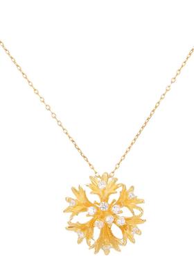 【紫罗兰正版】花晶坠项链