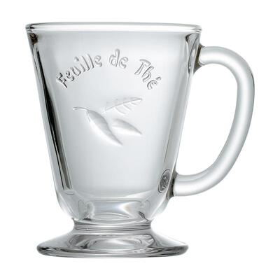 LaRochere玻璃否法国马克杯茶杯