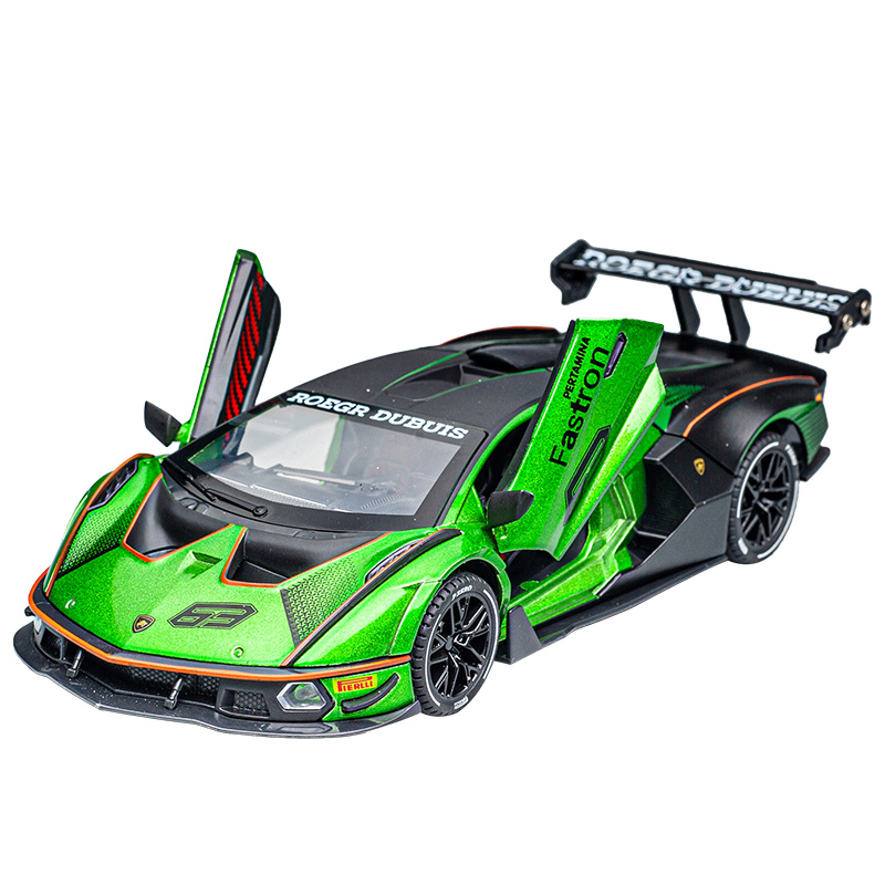 兰博基尼SCV12限量版1/24车模摆件男孩玩具合金仿真跑车汽车模型