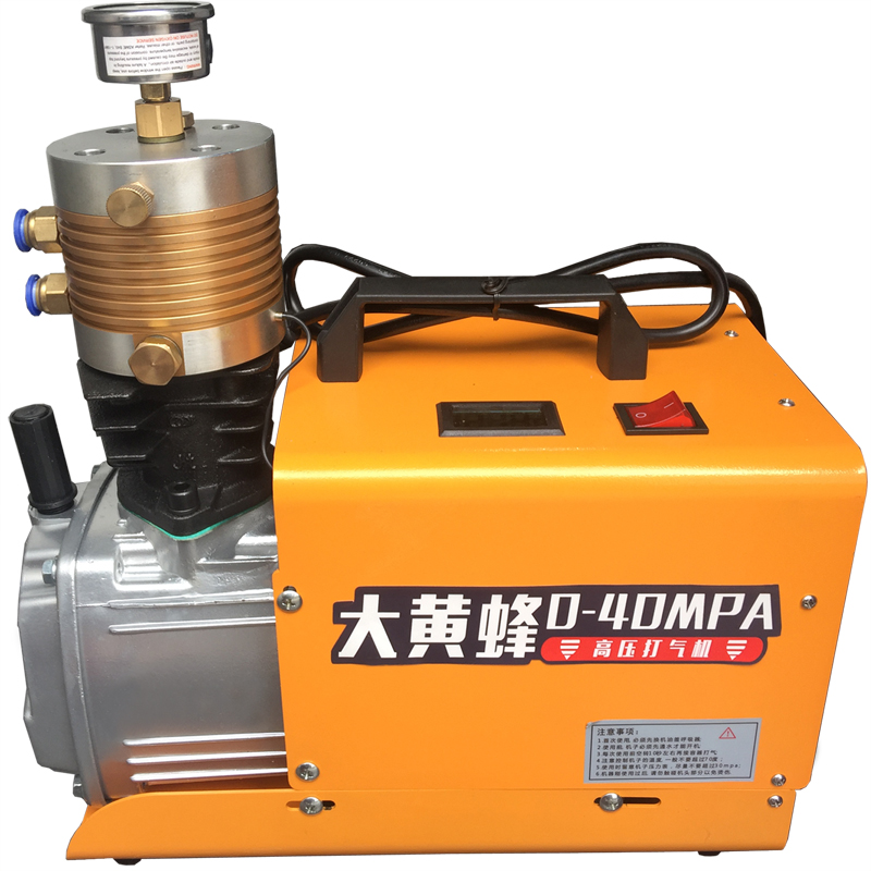 高壓打氣機30mpa小型電動高壓充氣泵消防瓶潛水瓶充氣泵40MPA水冷