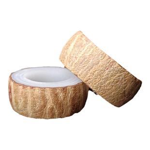 菩提根戒指 diy创意手工原籽打磨菩提跑环戒指半成品情侣文玩饰品