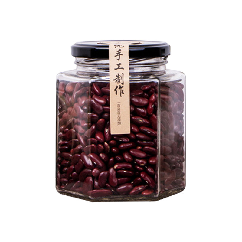 老干妈六棱泡椒果酱瓶定制标签