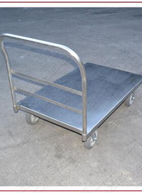 Schmeid施盾重型不锈钢物流手推车76*122cm 900Kg不锈钢周转推车