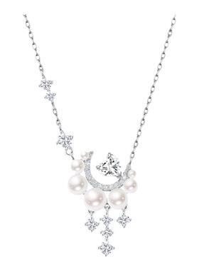 Fanci范琦【幻梦心月系列】流光心月项链女小众轻奢设计珍珠