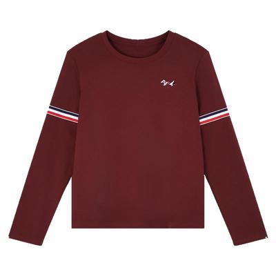 正肩长袖t恤女秋季内搭可外穿