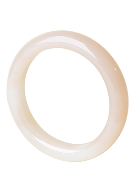 凤飞凰和田玉藕粉手镯58.4mm