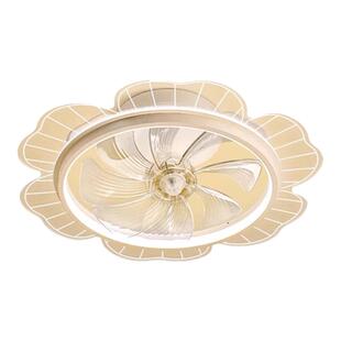 雷士照明风扇灯2025新款简约餐厅灯卧室灯隐形吊扇灯静音电风扇