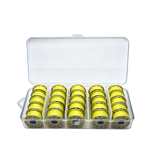 小型缝纫机底线芯家用缝纫线小卷黄色高韧性金属铁梭芯涤纶缝纫线