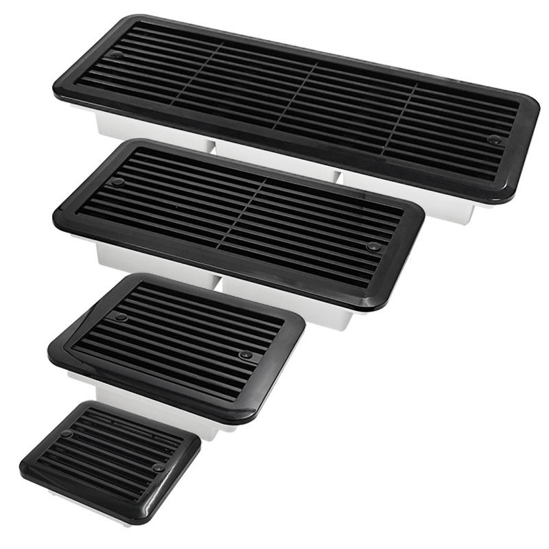 BSF055 房车侧装静音换气扇通风扇 房车改装车配件百叶通风散热网