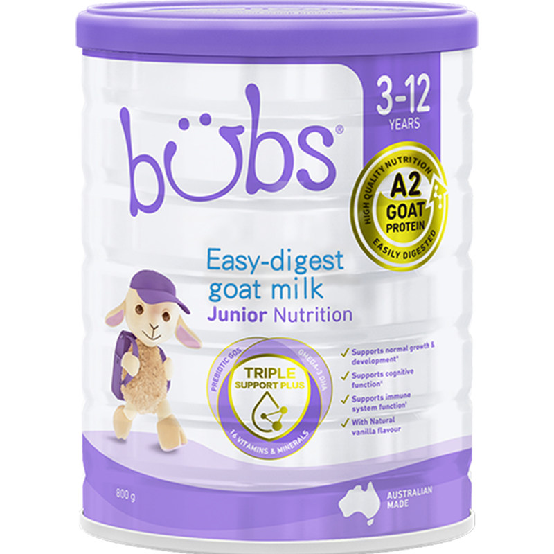 澳洲进口Bubs婴幼儿羊奶粉4段A2蛋白配方儿童成长山羊奶四段800g
