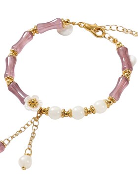 新中式国风锦上添花竹节手链