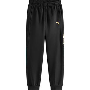 安踏童装男童加绒裤子秋冬款2026冬季新款儿童秋装长裤卫裤运动裤