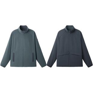 蕉下双面软壳衣男款加绒外套摇粒绒户外防风保暖防泼水万粒绒夹克