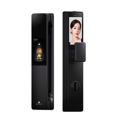 德施曼智能门锁AI管家哨兵猫眼大屏人脸识别密码锁麒麟Q60Ultra