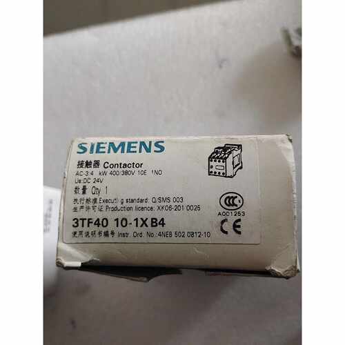 询价3TF40 10-1XB4，接触器，未使用